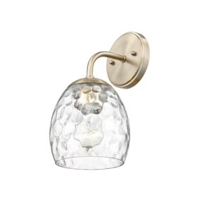 Gallos 1-Light Wall Sconce in Modern Gold