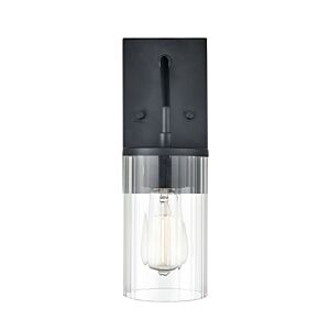 Beverlly 1-Light Wall Sconce in Matte Black