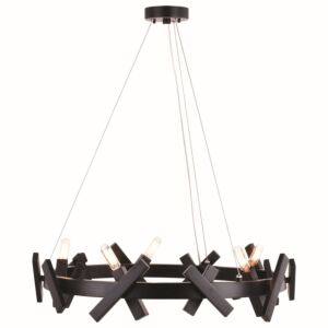 Wells 5-Light Chandelier in Matte Black