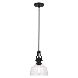 Beloit 1-Light Mini Pendant in Matte Black