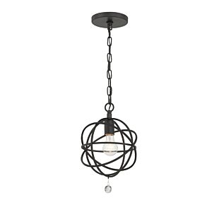 Solaris 1-Light Pendant in Black