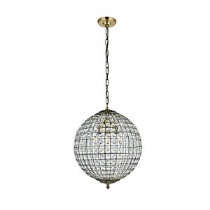 Earlene 3-Light Pendant in Antique Bronze