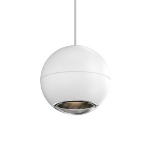 Hemisphere 1-Light Pendant in Textured White