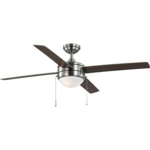 Mclennan Ii 2-Light 52" Hanging Ceiling Fan in Brushed Nickel