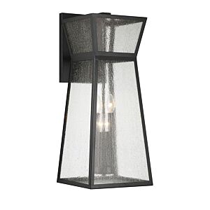 Millford 4-Light Outdoor Wall Lantern in Matte Black