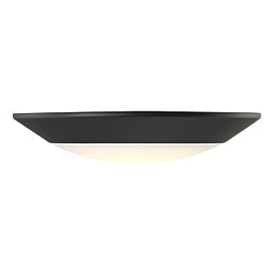 LED Disc Light in Matte Black