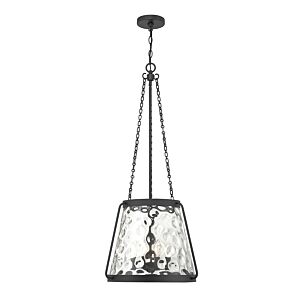 Crawford 4-Light Pendant in Matte Black