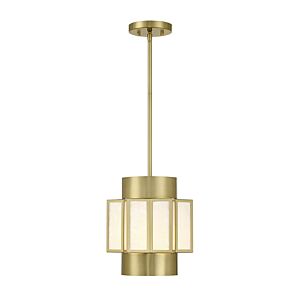 Gideon 3-Light Pendant in Warm Brass