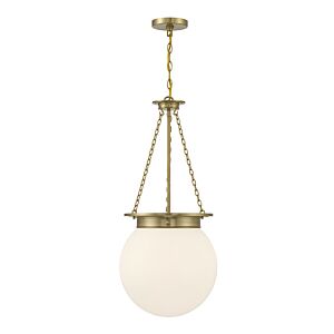 Manor 3-Light Pendant in Warm Brass