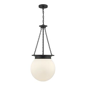 Manor 3-Light Pendant in Matte Black