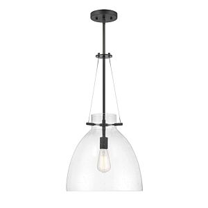 Foster 1-Light Pendant in Matte Black