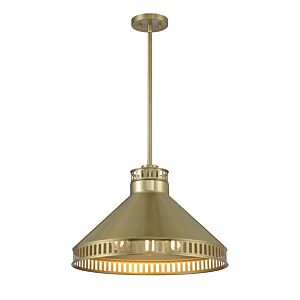 Seagram 3-Light Pendant in Warm Brass