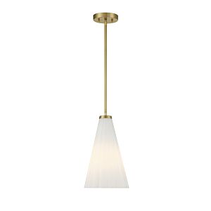 Bristol 1-Light Pendant in Warm Brass