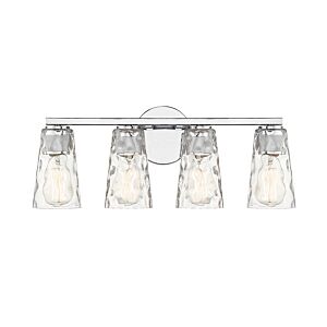 Gordon 4-Light Bathroom Vanity Light in Chrome