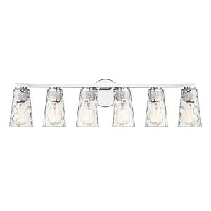 Gordon 6-Light Bathroom Vanity Light in Chrome