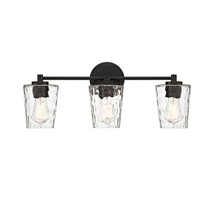 Ballas 3-Light Bathroom Vanity Light in Matte Black