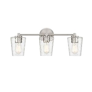 Ballas 3-Light Bathroom Vanity Light in Satin Nickel