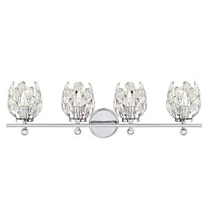 Moreno 4-Light Bathroom Vanity Light in Chrome