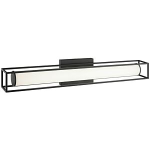 Flannigan 1-Light Bathroom Vanity Light in Matte Black