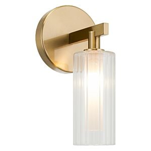 Kristof 1-Light Wall Sconce in Aged Gold Brass