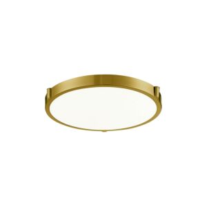 Floyd LED Flush Mount in Brushed Gold