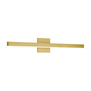 Vega LED Bathroom Vanity Lightroom Fixture in Brushed Gold