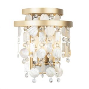 Kalani 2-Light Wall Sconce in French Gold