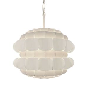 Swoon 3-Light Pendant in Matte White