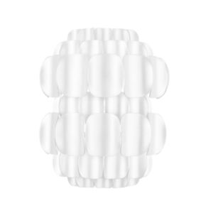 Swoon 1-Light Wall Sconce in Matte White