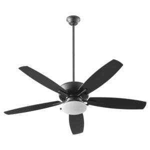 Breeze Patio Plus 52 1-Light 52" Patio Fan in Matte Black