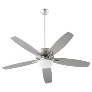 Breeze Patio Plus 52 1-Light 52" Patio Fan in Satin Nickel