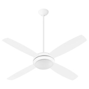 Expo 2-Light 52" Hanging Ceiling Fan in Studio White