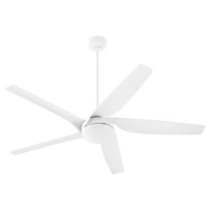 Fury 65" Outdoor Ceiling Fan in Studio White