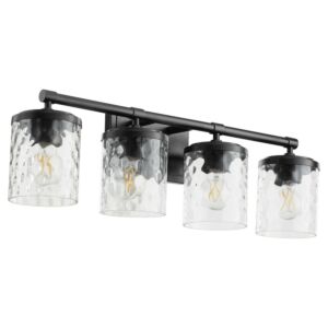 Starky 4-Light Bathroom Vanity Light in Matte Black