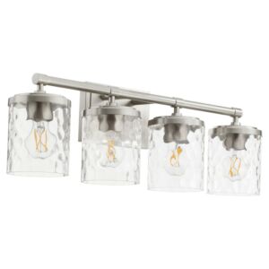 Starky 4-Light Bathroom Vanity Light in Satin Nickel