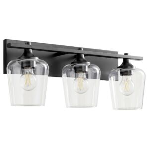 Veno 3-Light Bathroom Vanity Light in Matte Black