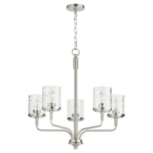 Starky 5-Light Chandelier in Satin Nickel