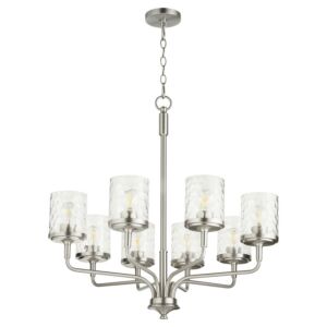 Starky 8-Light Chandelier in Satin Nickel