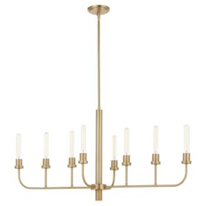 Sheridan 8-Light Chandelier in Aged Brass