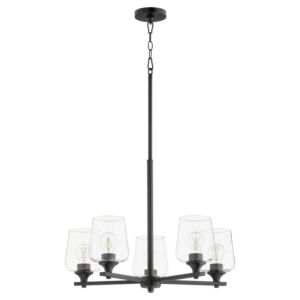 Veno 5-Light Chandelier in Matte Black