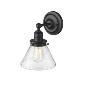 Eyden 1-Light Wall Sconce in Matte Black