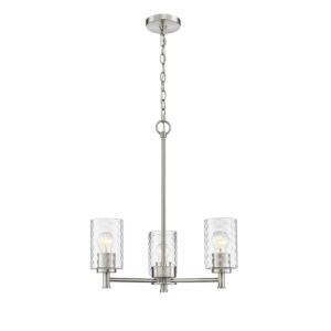 Ashli 3-Light Chandelier in Brushed Nickel