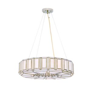 Belmont 8-Light Chandelier in Brass