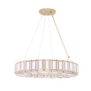 Belmont 12-Light Chandelier in Brass - Antique