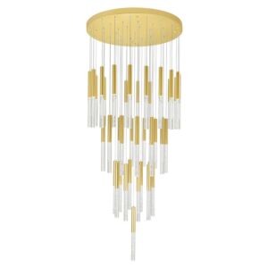 Dragonswatch LED Chandelier in Satin Gold