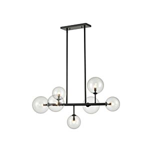 Delilah 7-Light Chandelier in Black