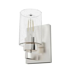 Hunter Hartland 1-Light Sconce in Brushed Nickel