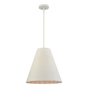 Sophie 1-Light Pendant in White Coral