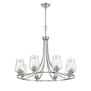 Ashford 8-Light Chandelier in Brushed Nickel