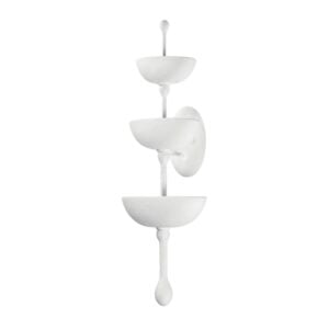 Aura 6-Light Wall Sconce in Gesso White